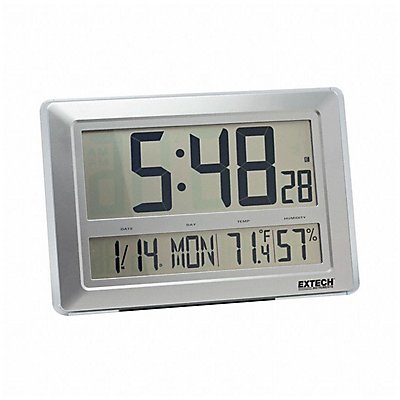 Desk and Wall-Mount Clocks with Temperature and Hu